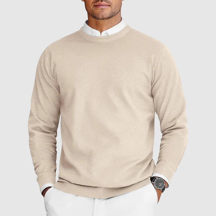 VALENTIN - HERREN RUNDHALSAUSSCHNITT PULLOVER