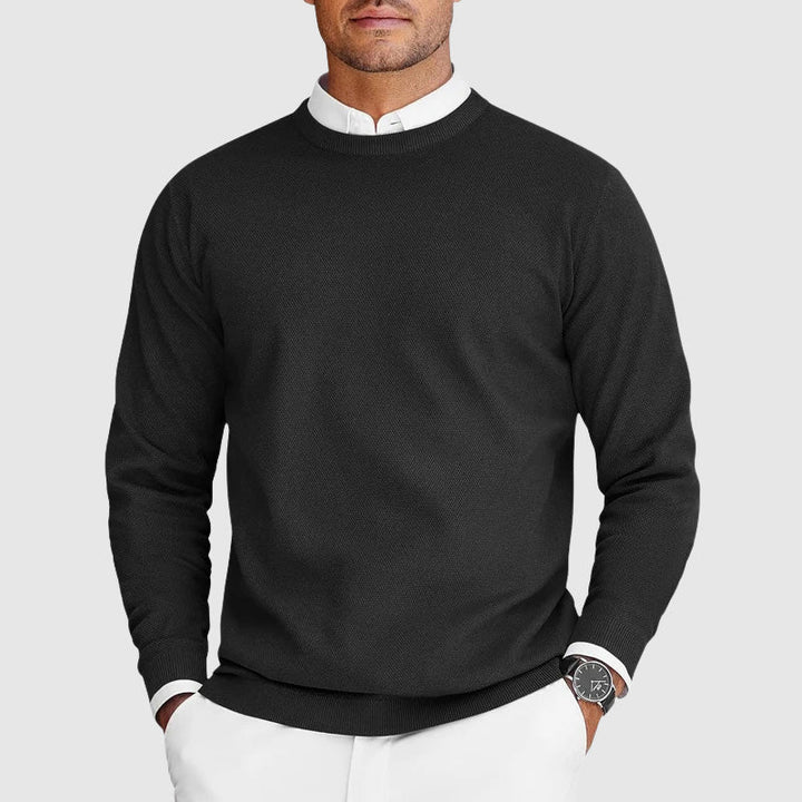 VALENTIN - HERREN RUNDHALSAUSSCHNITT PULLOVER