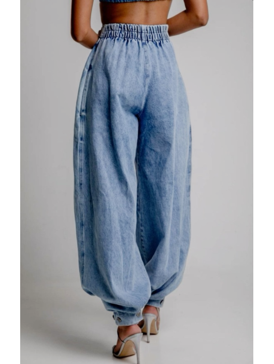 Una - Hochtaillierte Balloon-Jeans