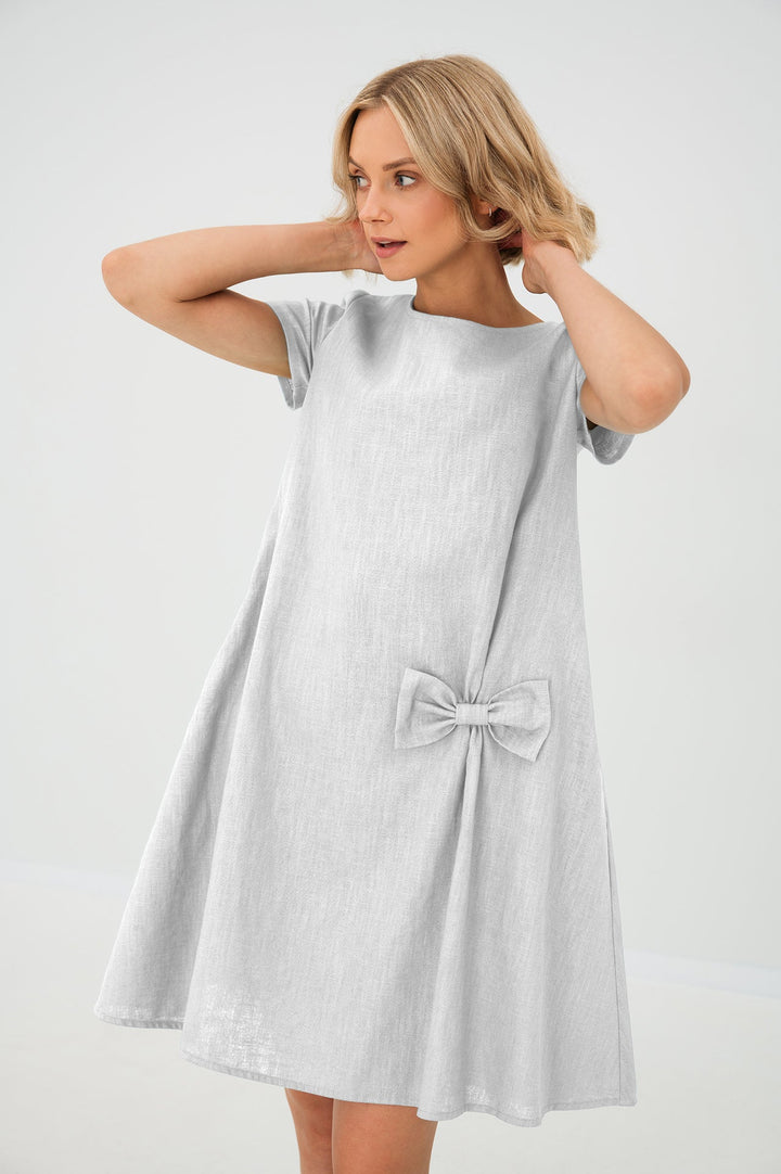 CELINA - Leinenkleid