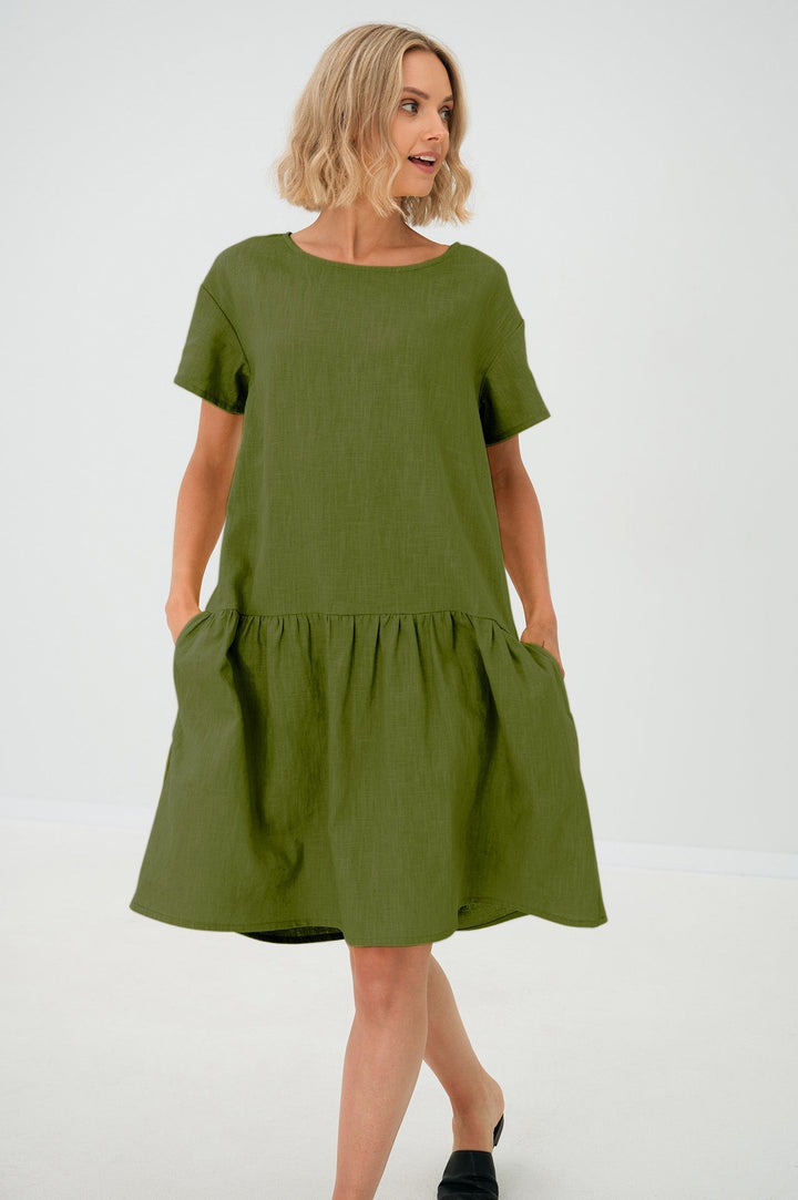 DAPHNE - Leinenkleid