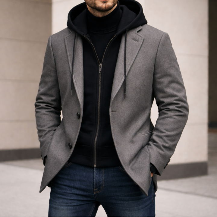 LORENZO - DOPPELSCHICHT-MANTEL | MASSGESCHNEIDERTE ELEGANZ, ANPASSBARE WÄRME