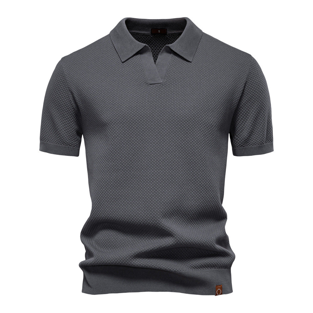 ULRICH – Strukturiertes Polo-Shirt