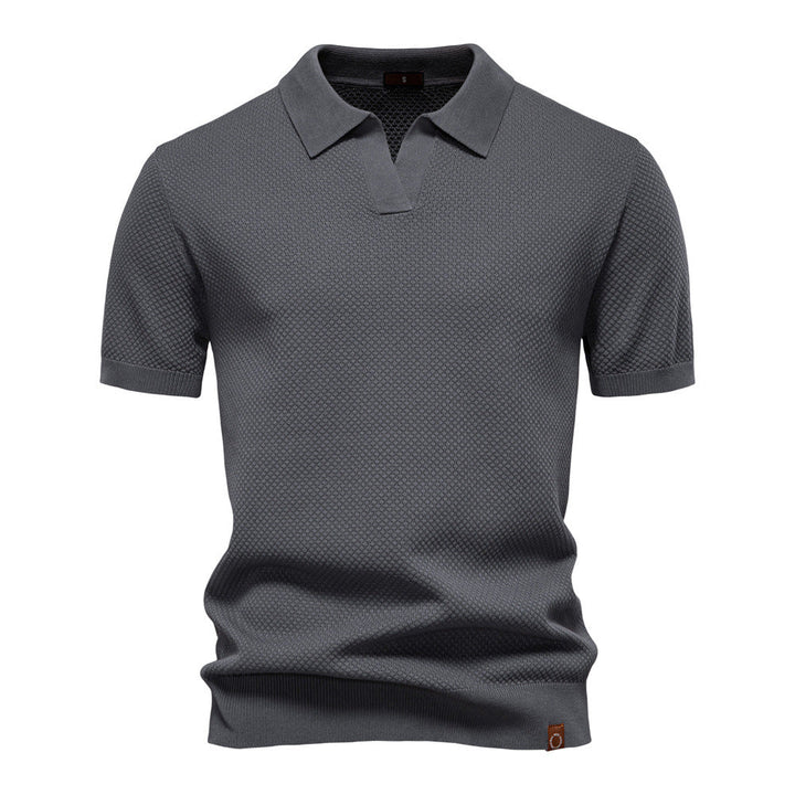 ULRICH – Strukturiertes Polo-Shirt