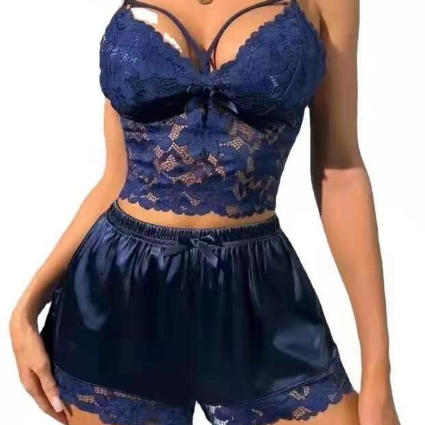 Celestine - Sexy Spitzen-Pyjama