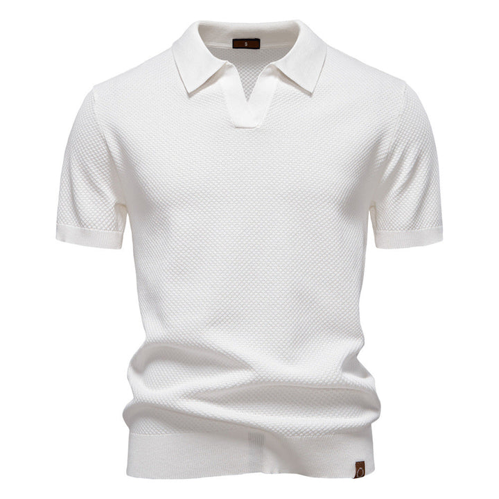 ULRICH – Strukturiertes Polo-Shirt