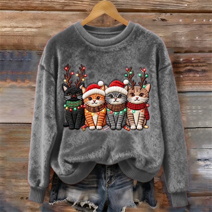 Noelle - Weihnachtlicher Katzenpullover