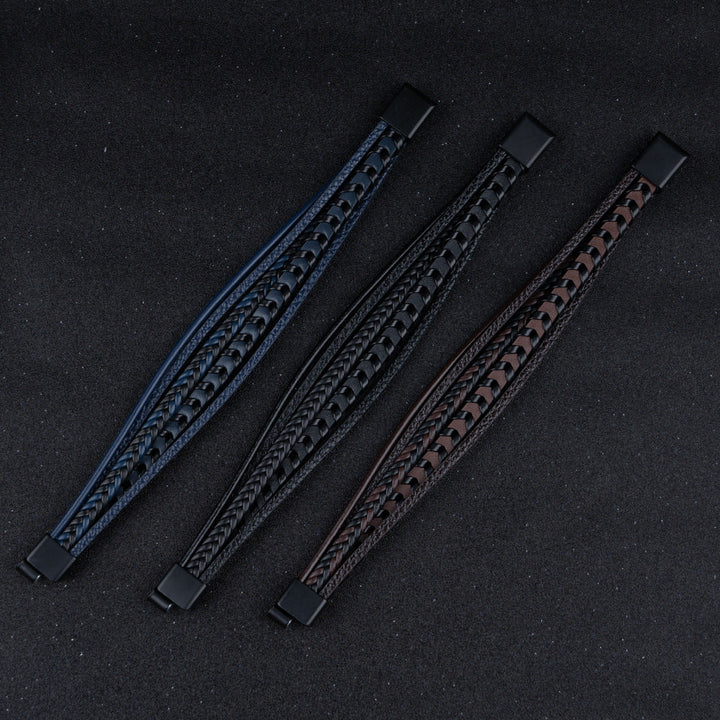 RAGNAR BAND - Geflochtenes Leder-Viking-Armband