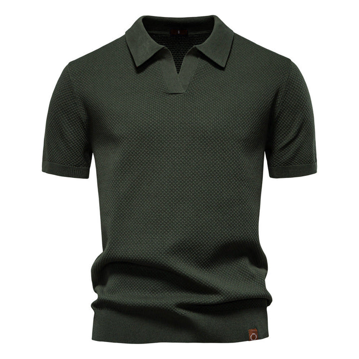 ULRICH – Strukturiertes Polo-Shirt