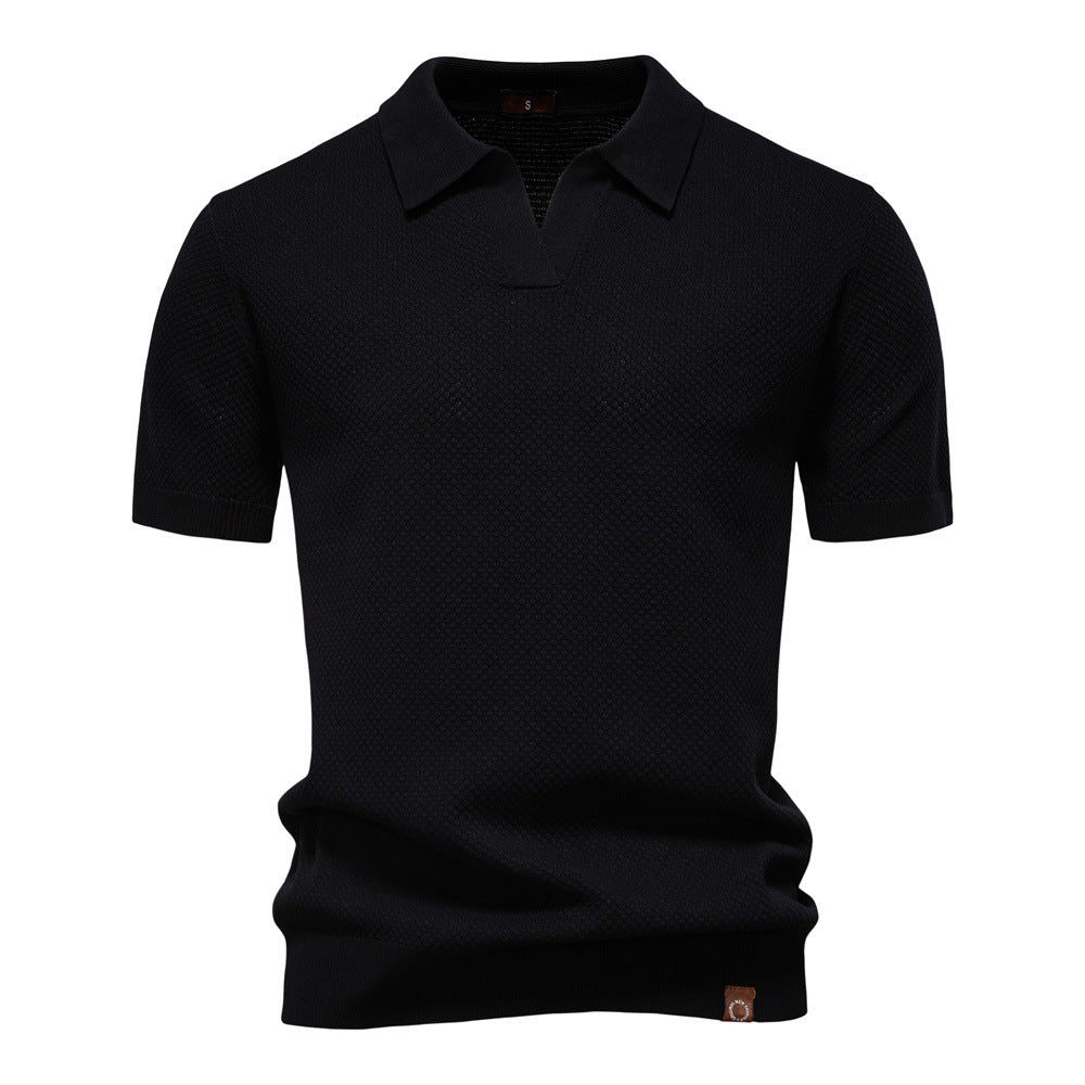ULRICH – Strukturiertes Polo-Shirt