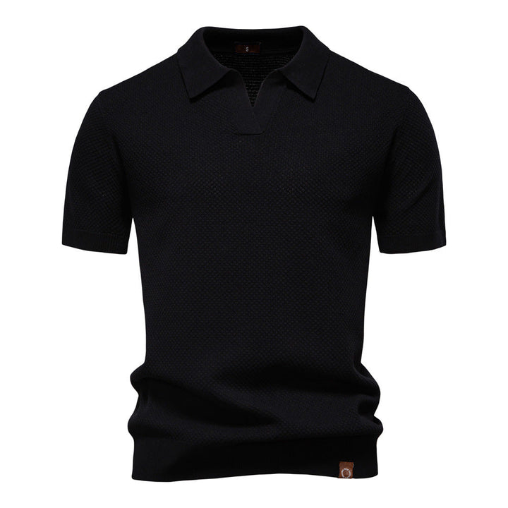 ULRICH – Strukturiertes Polo-Shirt
