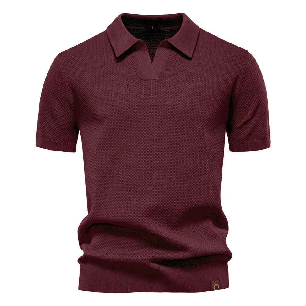 ULRICH – Strukturiertes Polo-Shirt