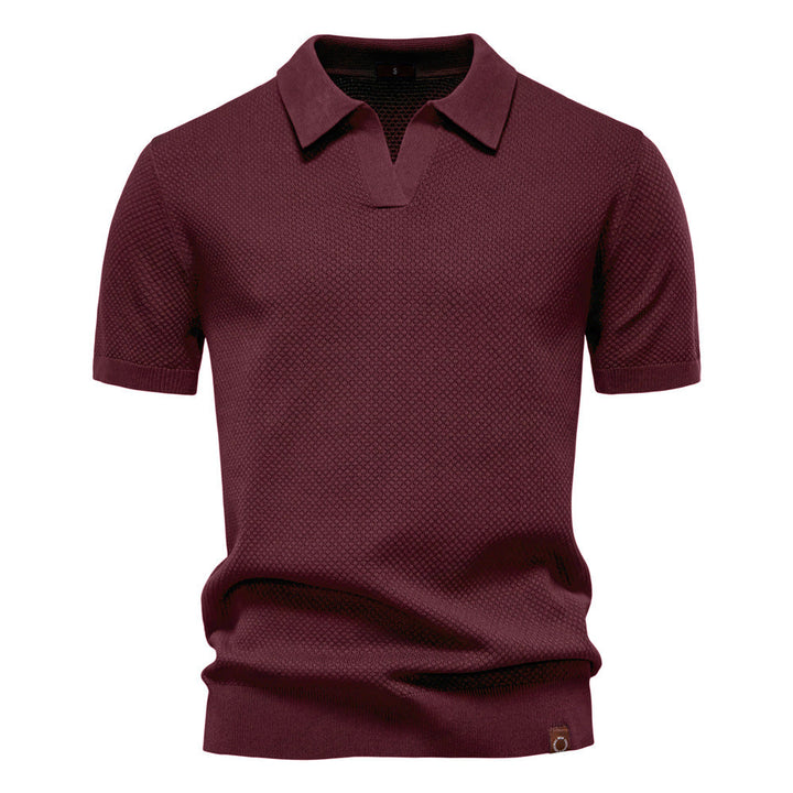 ULRICH – Strukturiertes Polo-Shirt