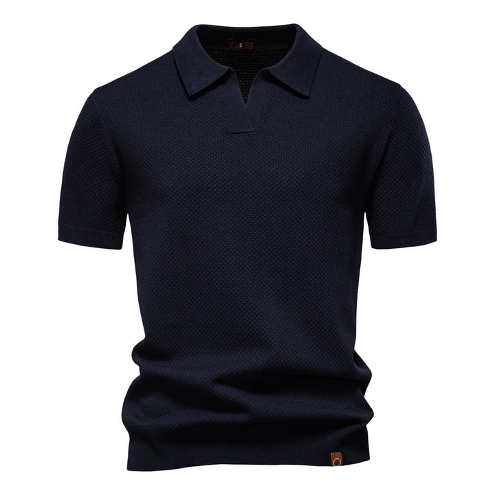 ULRICH – Strukturiertes Polo-Shirt