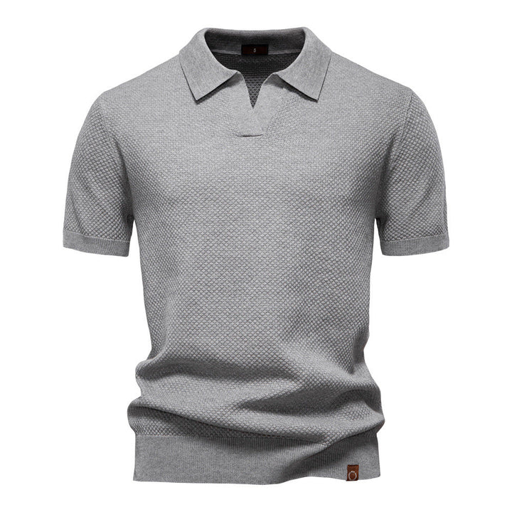 ULRICH – Strukturiertes Polo-Shirt