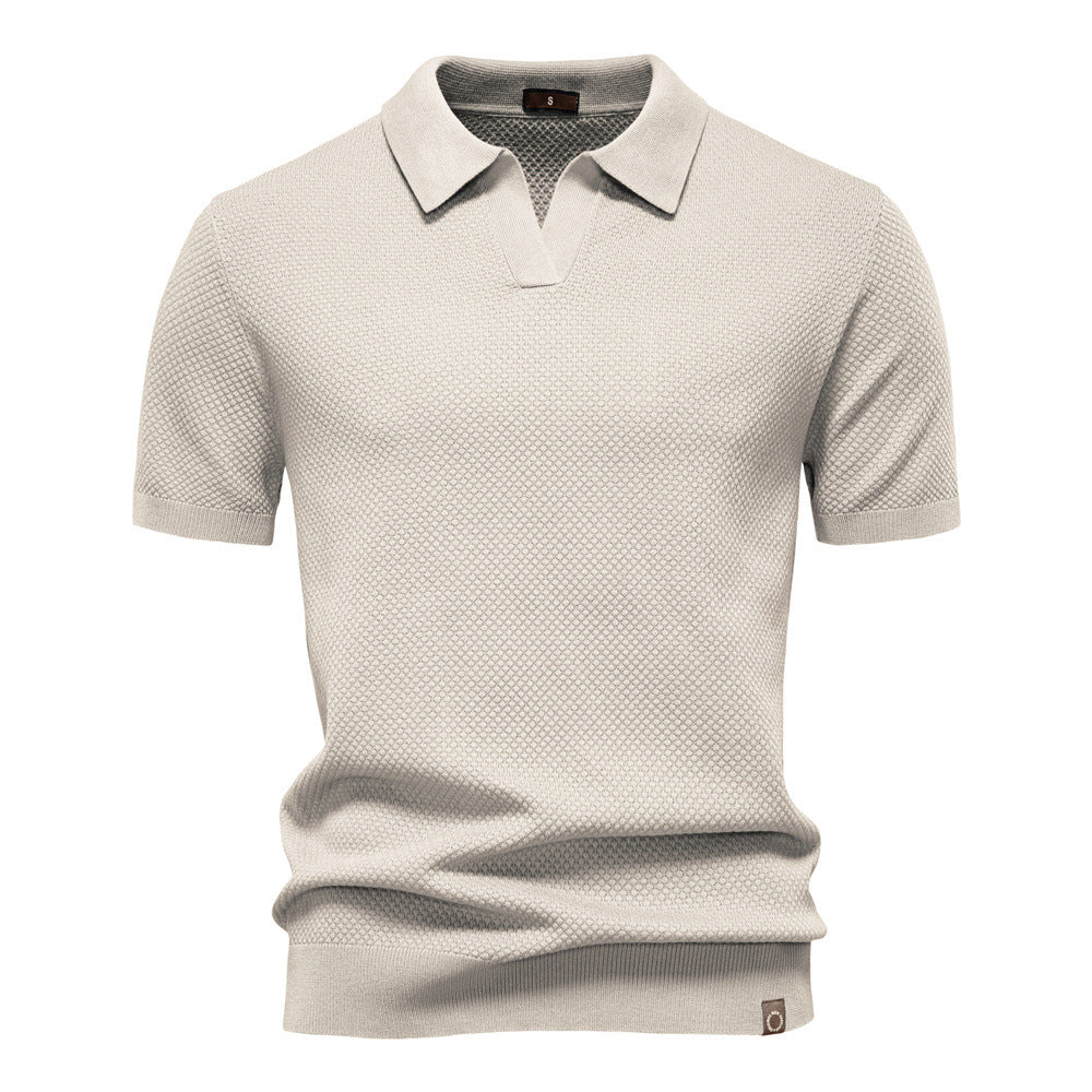 ULRICH – Strukturiertes Polo-Shirt