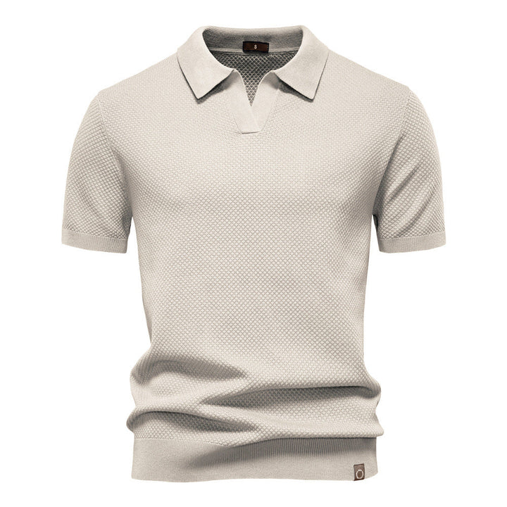 ULRICH – Strukturiertes Polo-Shirt