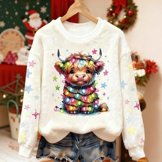 Weihnachtlicher Stierpullover™