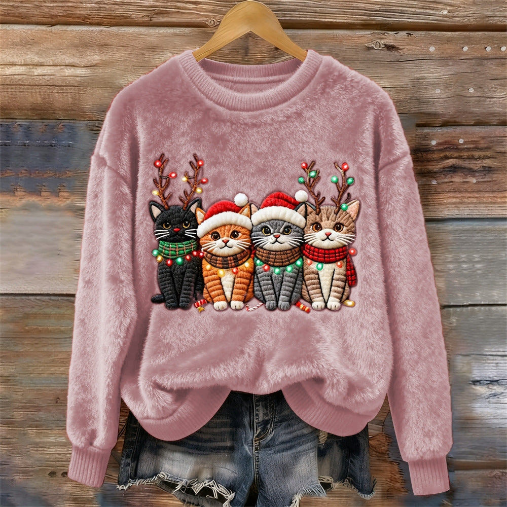 Noelle - Weihnachtlicher Katzenpullover