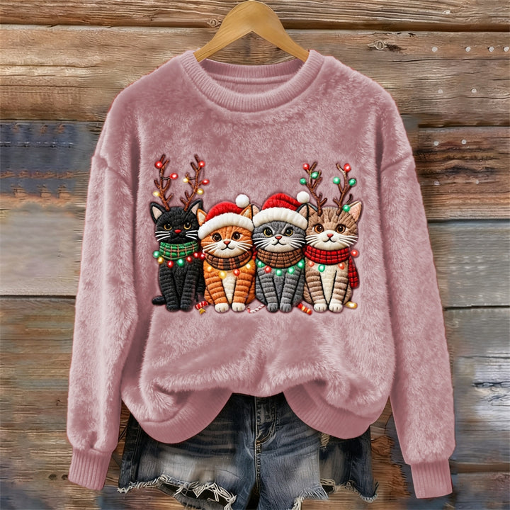 Noelle - Weihnachtlicher Katzenpullover