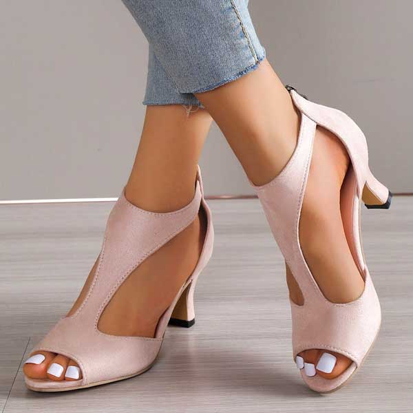 Zoe - Orthopädische Sandalen mit Absatz