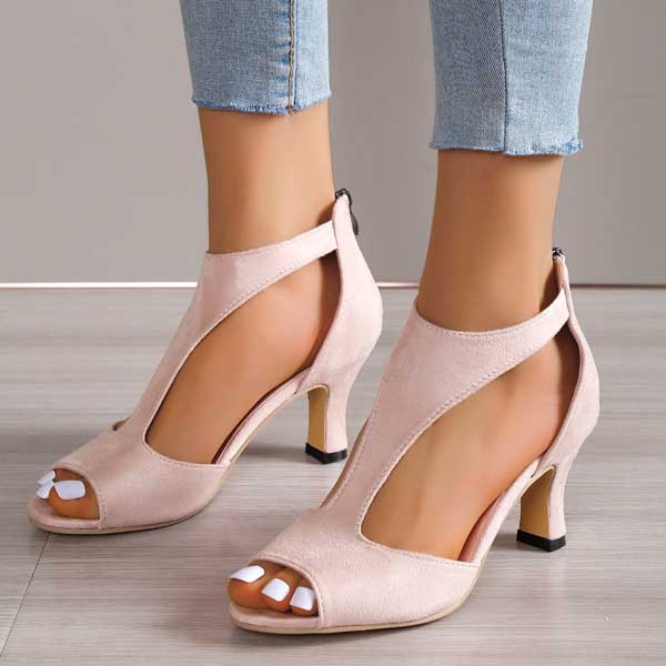 Zoe - Orthopädische Sandalen mit Absatz