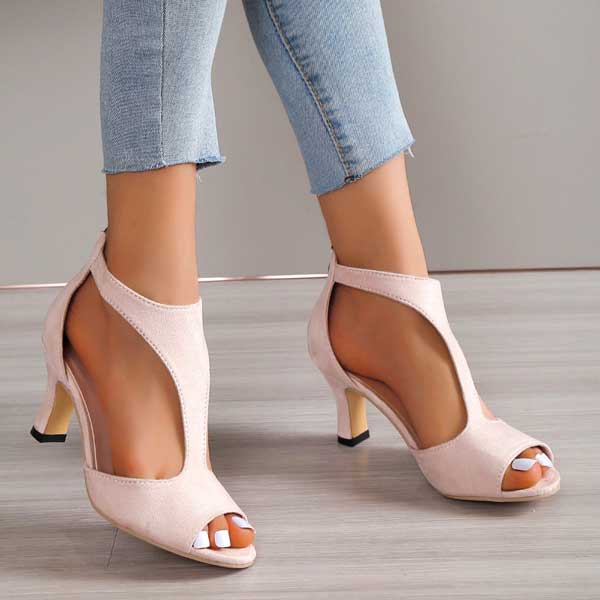 Zoe - Orthopädische Sandalen mit Absatz