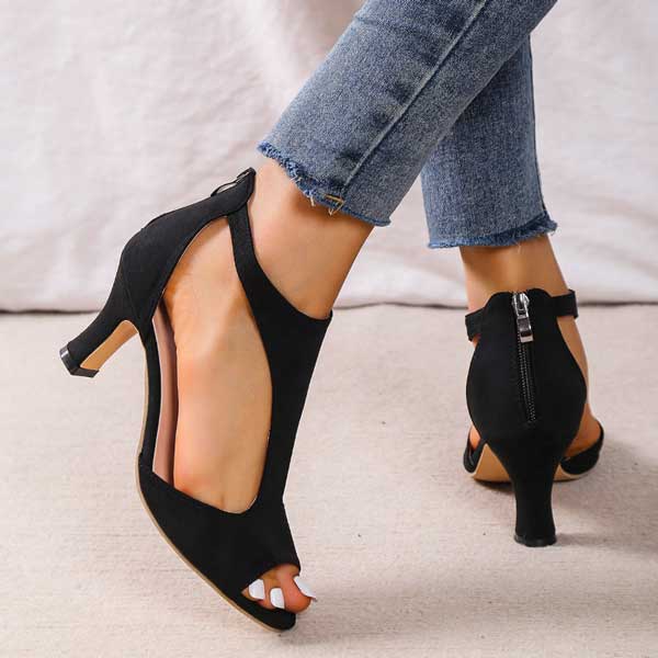 Zoe - Orthopädische Sandalen mit Absatz