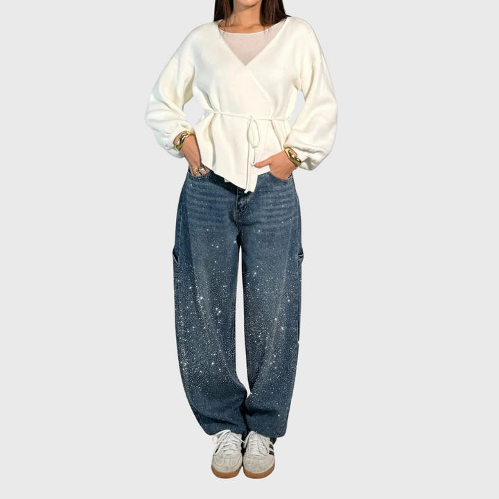NYRA - Damen Balloon Jeans Vielseitiger Stil
