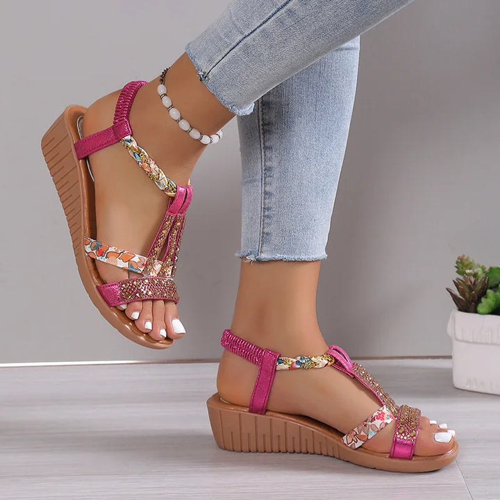 Lina - orthopädische Ibiza-Stil Sandalen