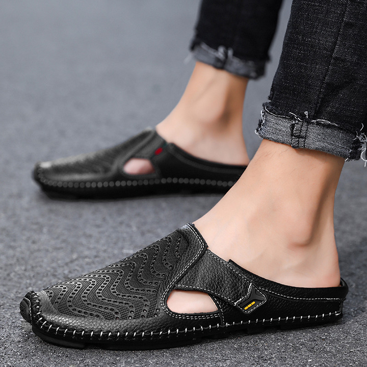 ELVA - Italienische Leder-Sandalen