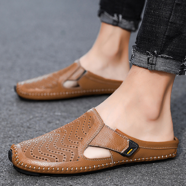 ELVA - Italienische Leder-Sandalen