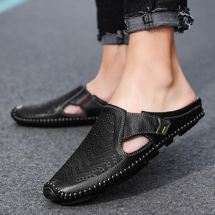 ELVA - Italienische Leder-Sandalen