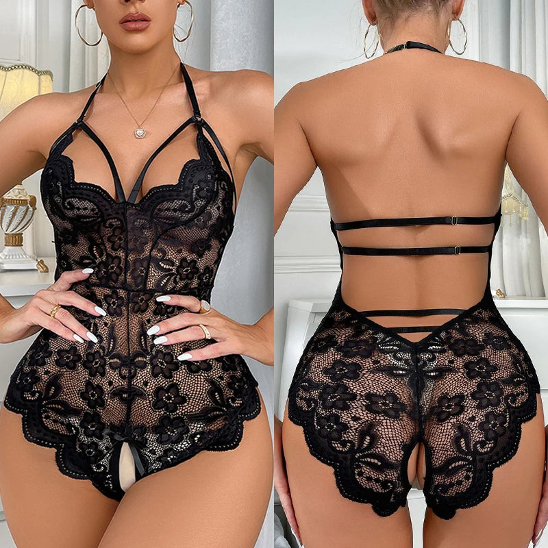 Elisa - Sexy Spitzen-Pyjama