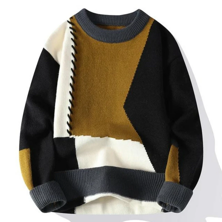 FABIAN - Patchwork-Pullover