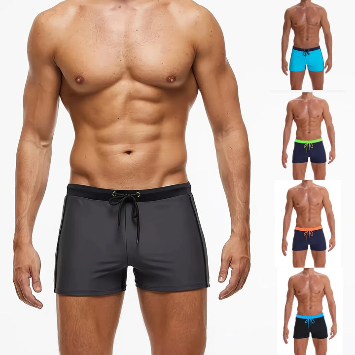 Liam – Bequeme Patchwork Strandshorts