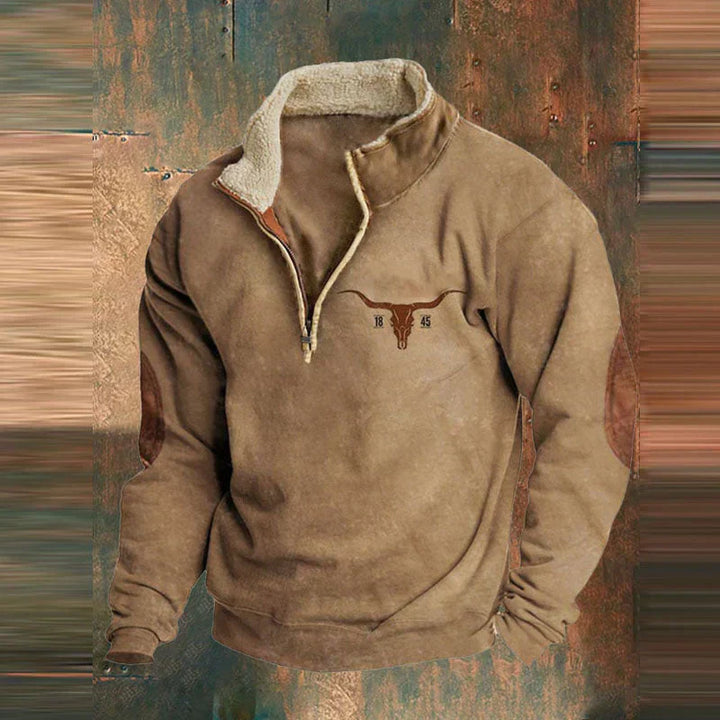Daniel - Fleece-Pullover mit Viertel-Reissverschluss