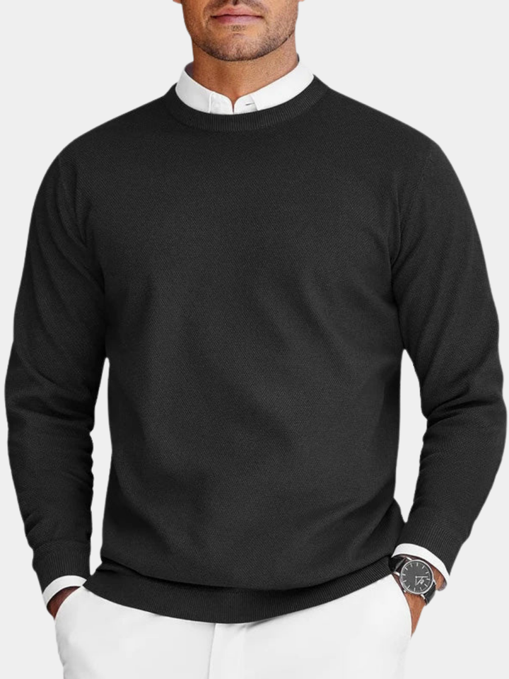 VALENTIN - HERREN RUNDHALSAUSSCHNITT PULLOVER