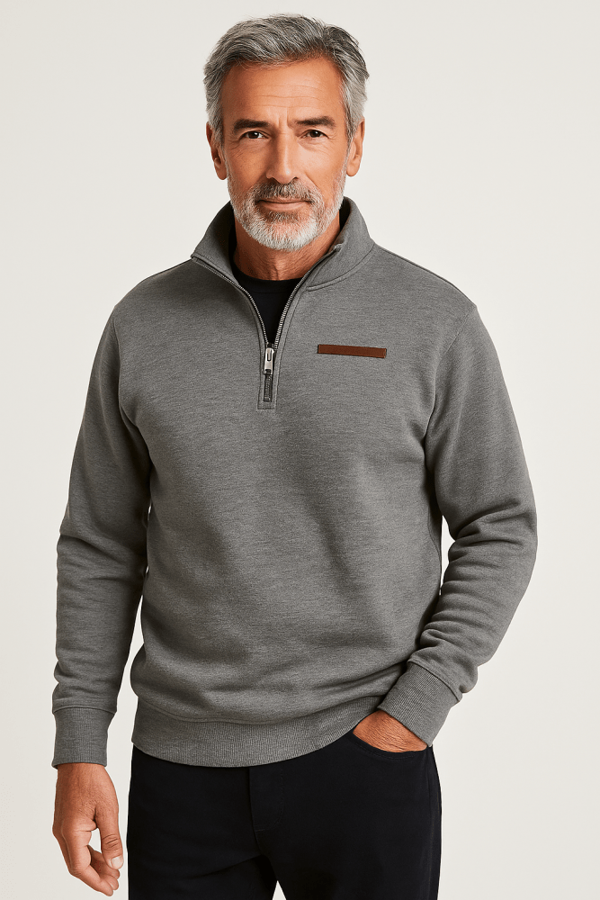 Adrien - Lässiger Fleece-Pullover für Herren