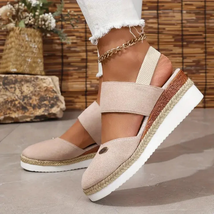 Andrea - Orthopädische Sandalen mit Plateau-Sohle