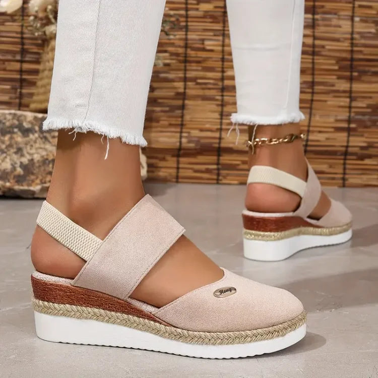 Andrea - Orthopädische Sandalen mit Plateau-Sohle