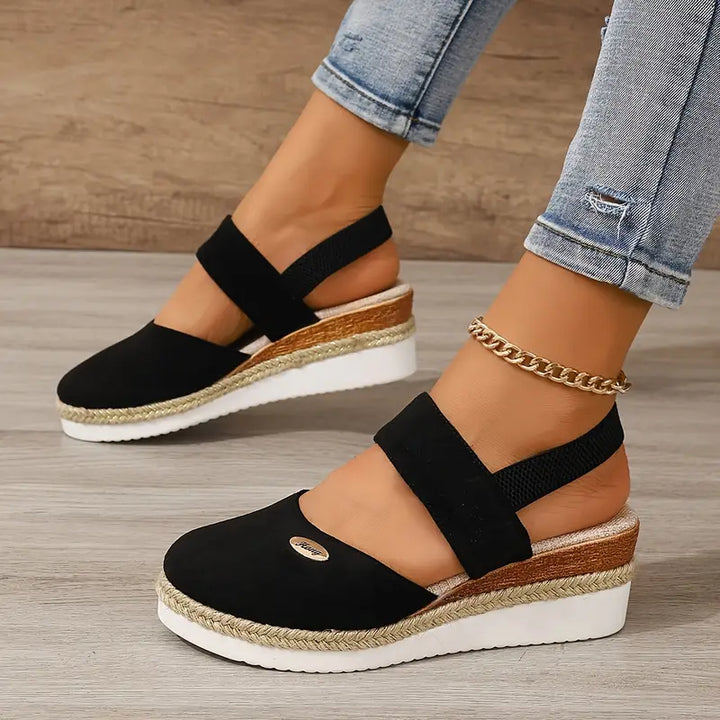 Andrea - Orthopädische Sandalen mit Plateau-Sohle