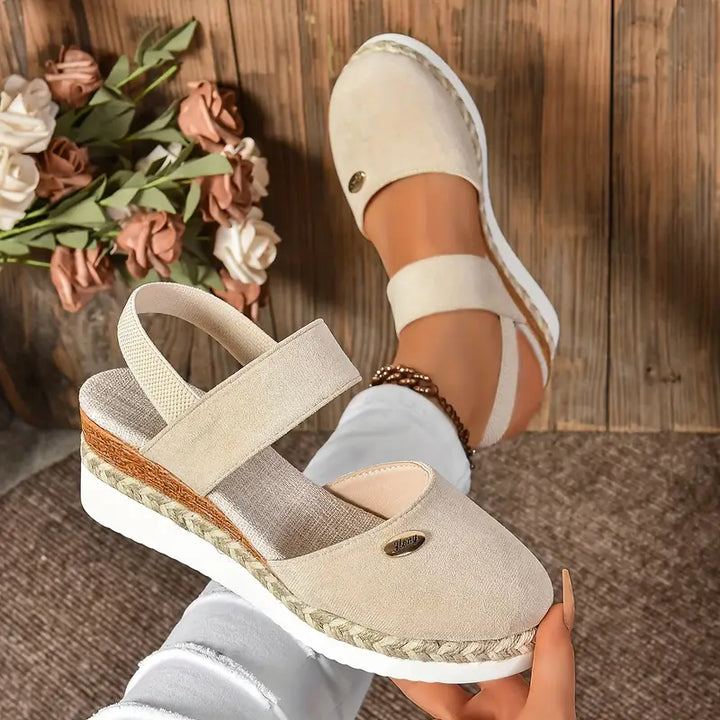 Andrea - Orthopädische Sandalen mit Plateau-Sohle
