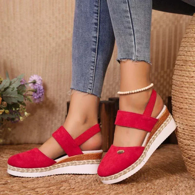 Andrea - Orthopädische Sandalen mit Plateau-Sohle