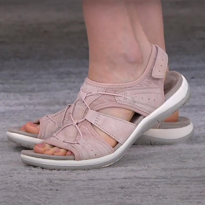 Ariana - Stilvolle, verstellbare Sommerschuhe mit Stützsohle