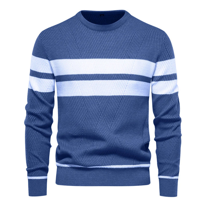 ROBIN - Patchwork-Pullover mit langen Ärmeln