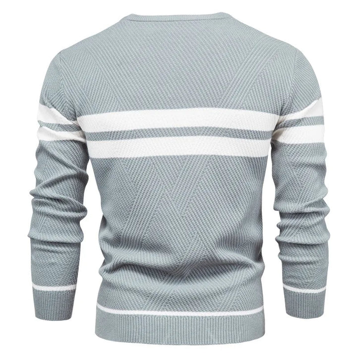 ROBIN - Patchwork-Pullover mit langen Ärmeln