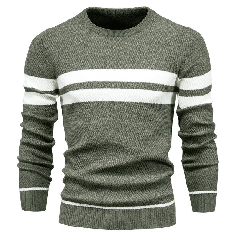 ROBIN - Patchwork-Pullover mit langen Ärmeln