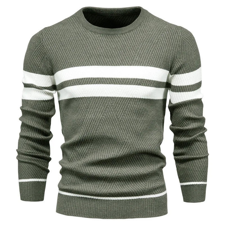 ROBIN - Patchwork-Pullover mit langen Ärmeln