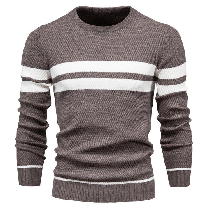 ROBIN - Patchwork-Pullover mit langen Ärmeln